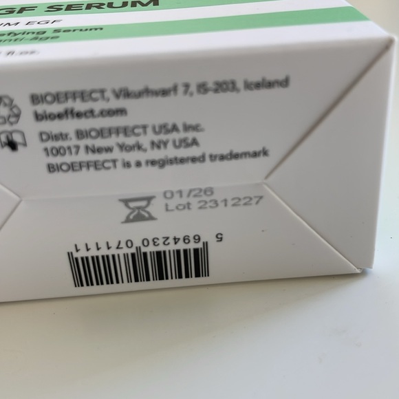 NIB BIOEffect EGF made in Iceland serum age defying trial size - Picture 3 of 5